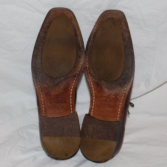 Johnston & Murphy Brogue/Wing Tip Style Mahogany Lace Oxford Dress Shoe Men 11.5 main image 4